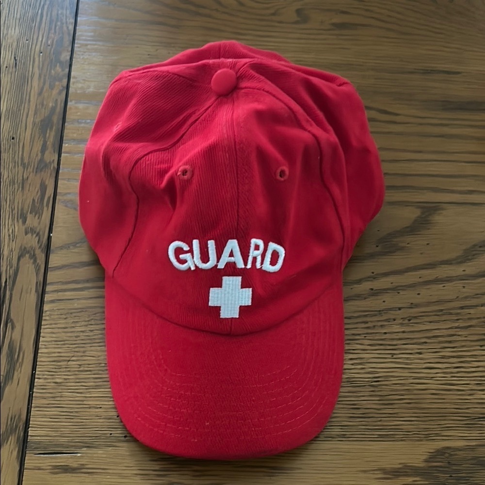 Red Lifeguard Hat/3